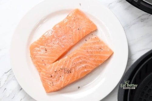 raw salmon