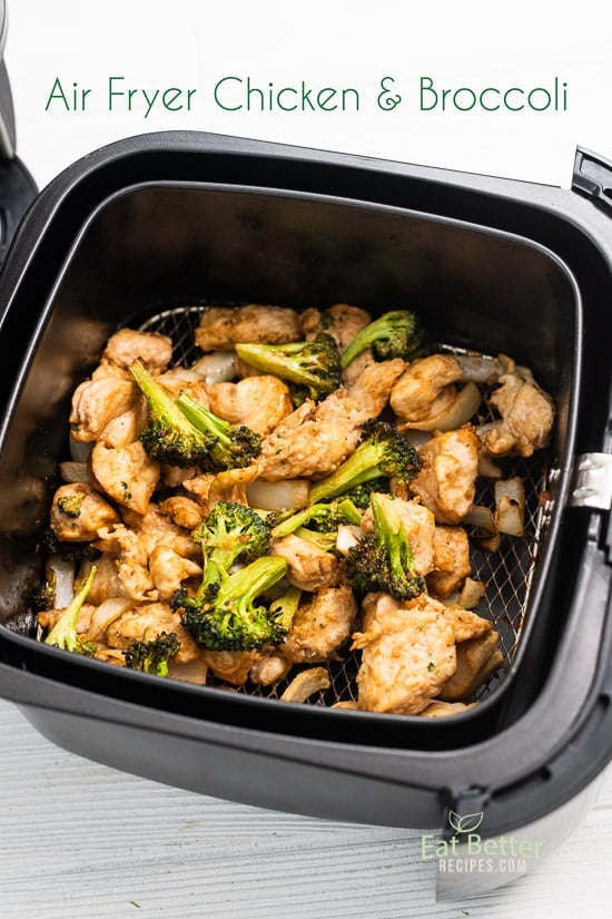 Healthy Air Fried Chicken And Broccoli In Air Fryer Eat