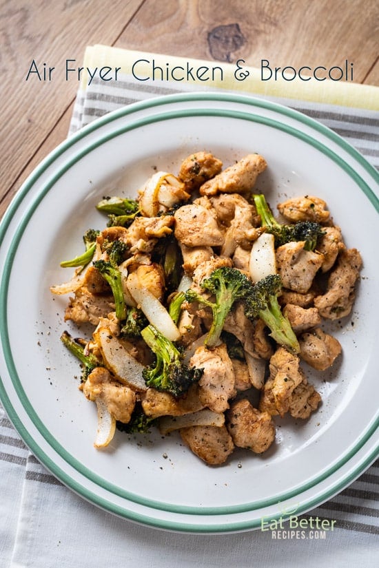 Air Fryer Chicken Broccoli in Air Fryer KETO HEALTHY