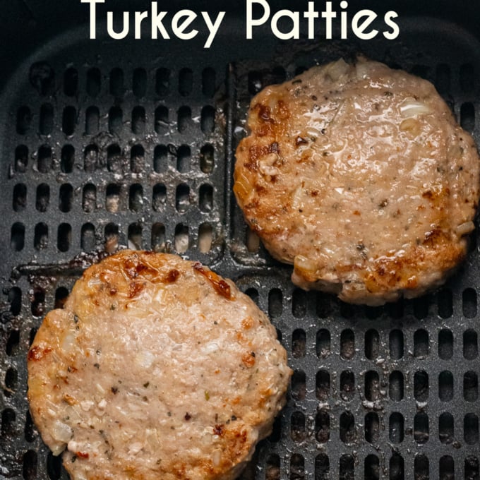 Air Fryer Turkey Patty Recipe Fresh Patties or Frozen Eat Better Recipes