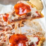 Low Carb Keto Chicken Crust Pizza Recipe | EatBetterRecipes.com