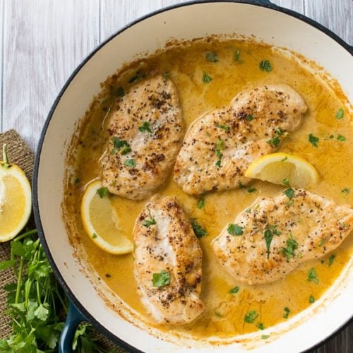 Low Carb Lemon Pepper Chicken Recipe Garlic Lemon Sauce Eat Better