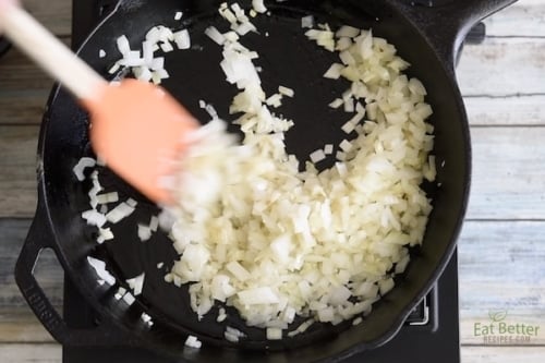Cooking onions