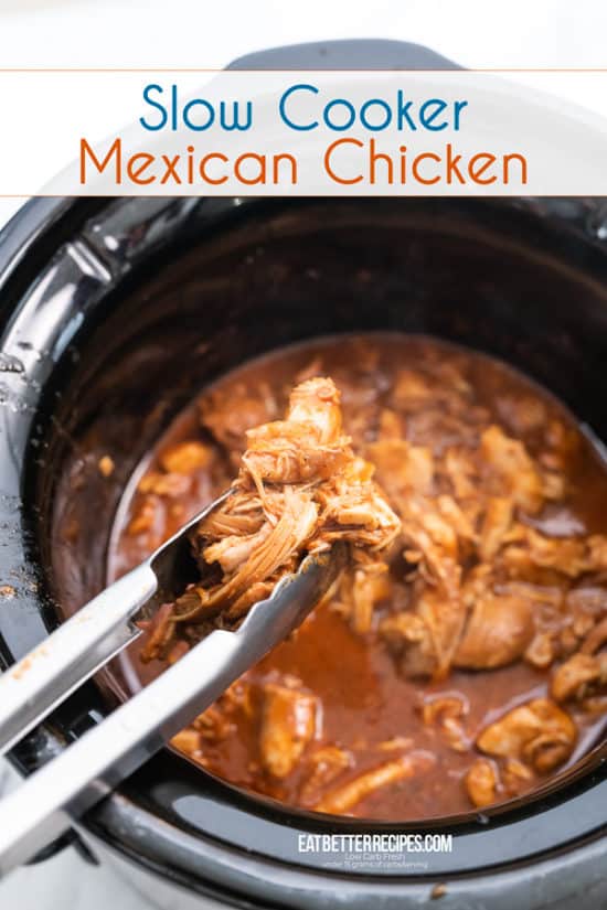 Slow Cooker Chicken Taco Salad Recipe LOW CARB Eat Better